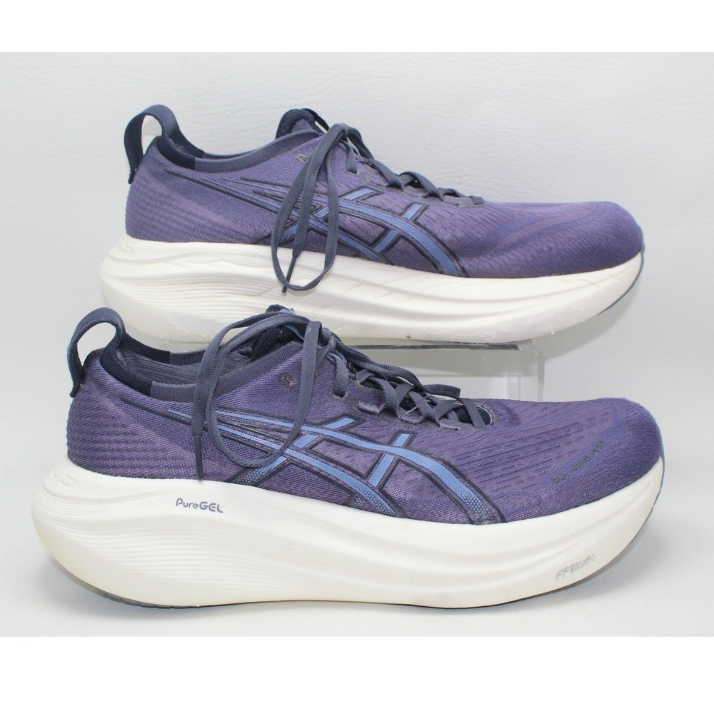 Asics Gel-Nimbus 27 Mens Running Shoes Purple 1011B958 Size 10.5
